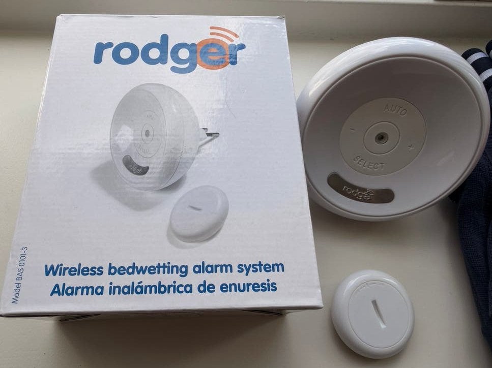 Draadloze plaswekker -rodger plus pants, Ophalen of Verzenden, Gebruikt