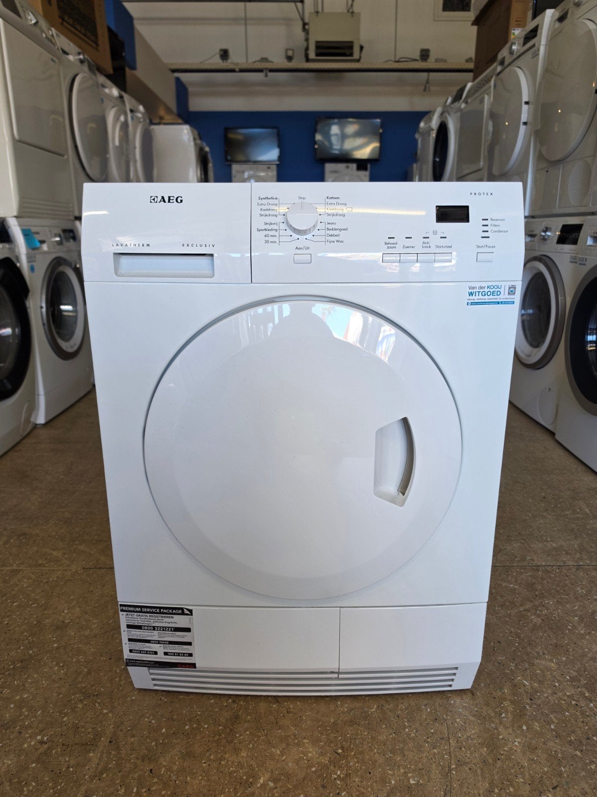 AEG Protex condensdroger | 7 kilo | Gratis thuis 🚚✅️, AEG, Jirnsum, 6 tot 8 kg, Anti-kreukfase