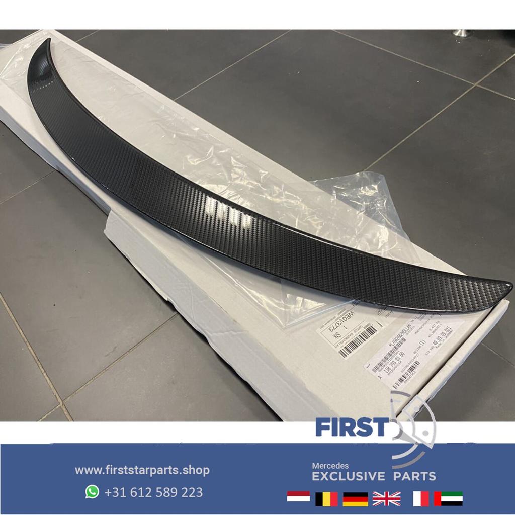 C118 CLA 2021 originele CARBON KOFFERBAK SPOILER Mercedes CL, Gebruikt, Ophalen of Verzenden, Achter, -
