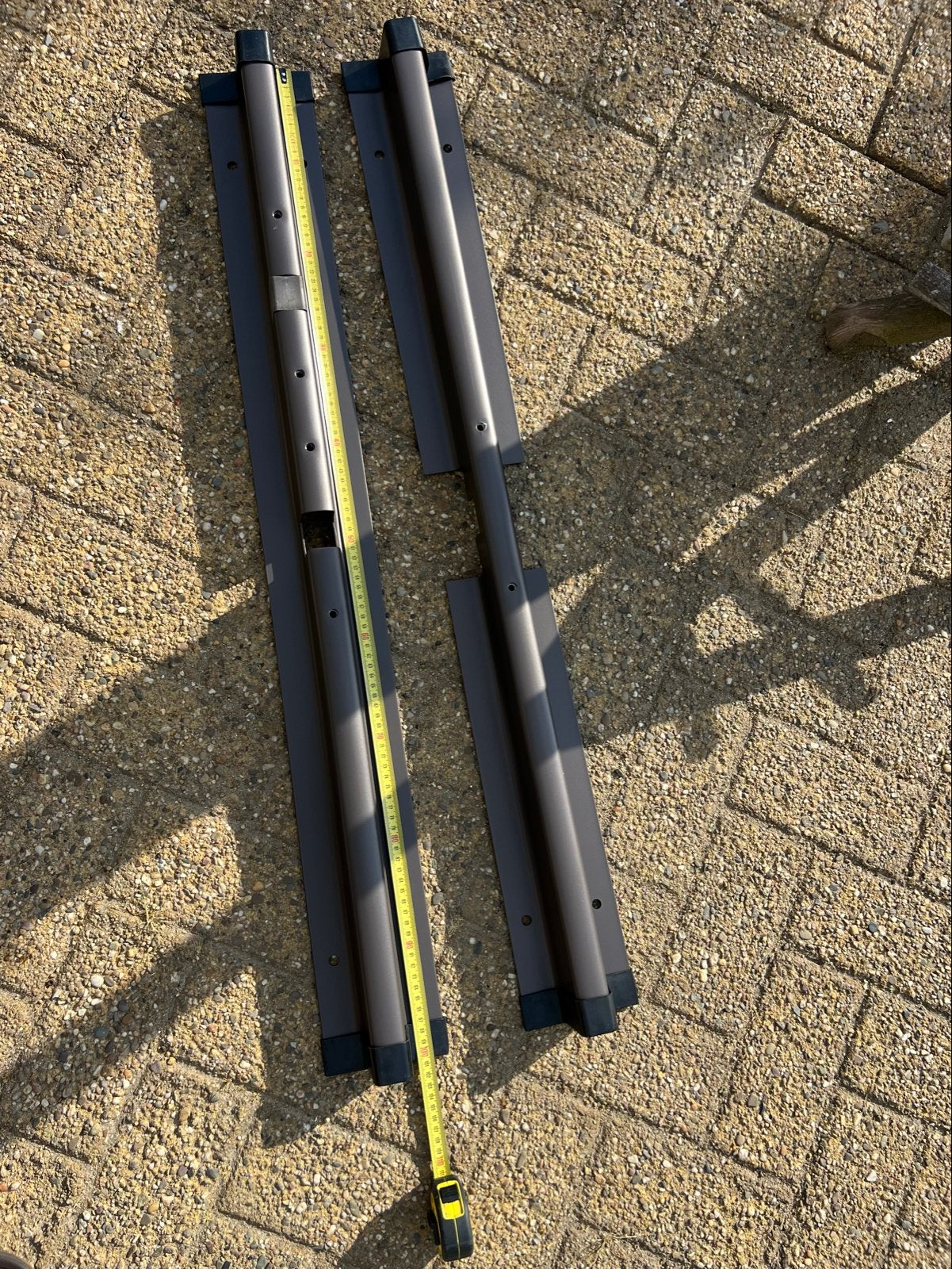 Nieuwe metalen parasolvoet van 1 meter, Ophalen of Verzenden, Nieuw, 1 tot 2 meter, Parasolvoet