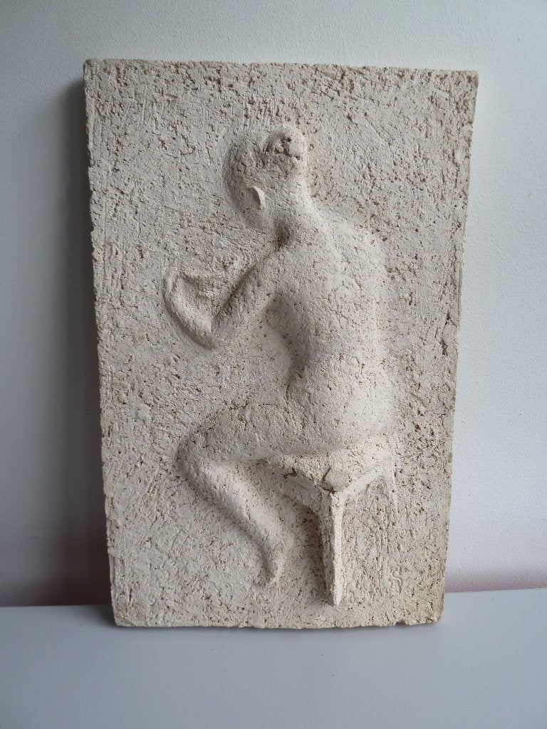 Pieter Starreveld (1911-1989) zittend naakt, Verzenden