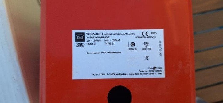 YODALIGHT YL50/D50/A/RF/WR Sirene met flitslicht, Ophalen of Verzenden, Nieuw, Sirene, Overige soorten