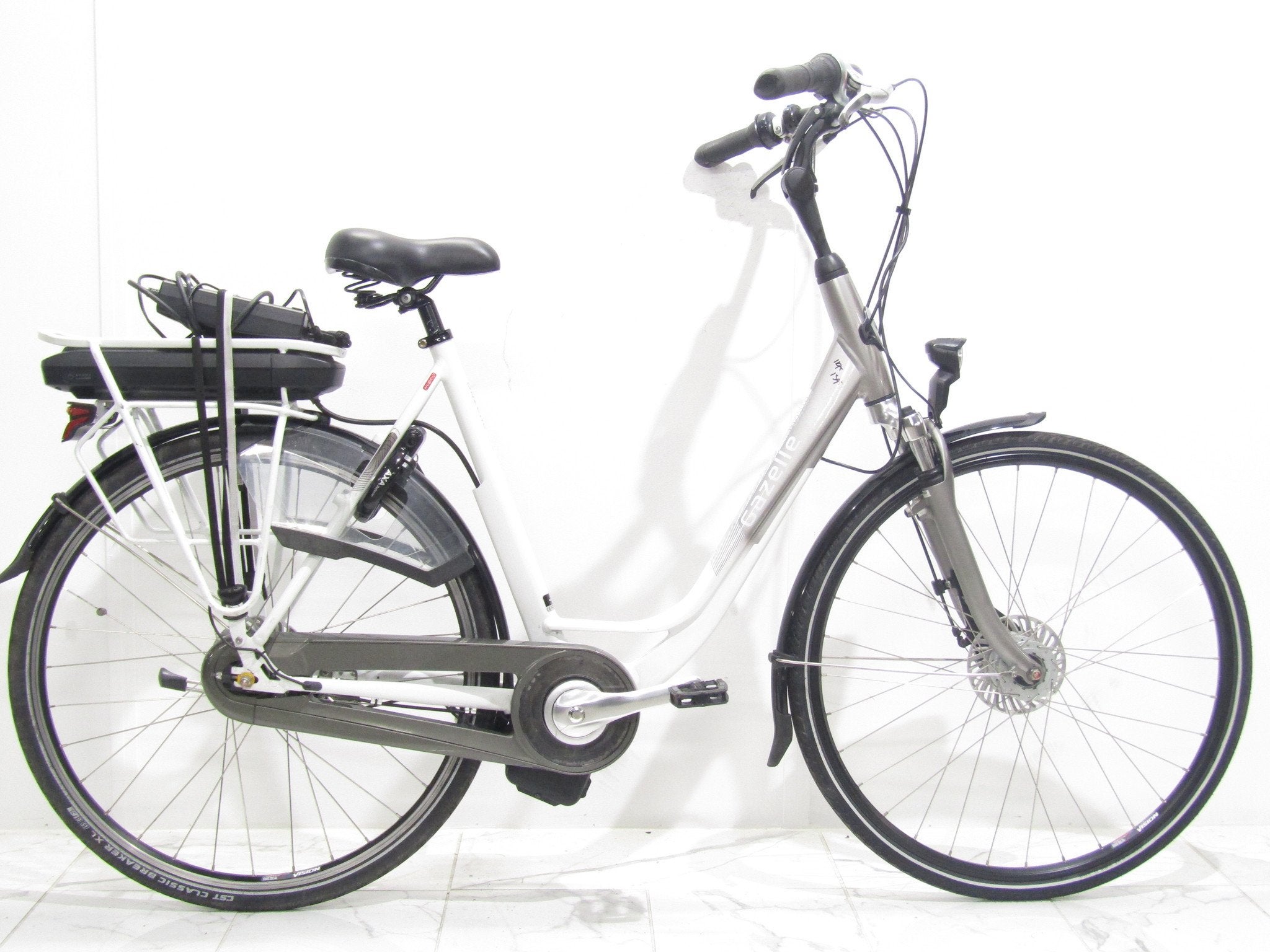 Gazelle Orange wit dames 57cm 28inch, Fietsen en Brommers, 55 tot 59 cm, Gebruikt, Gazelle