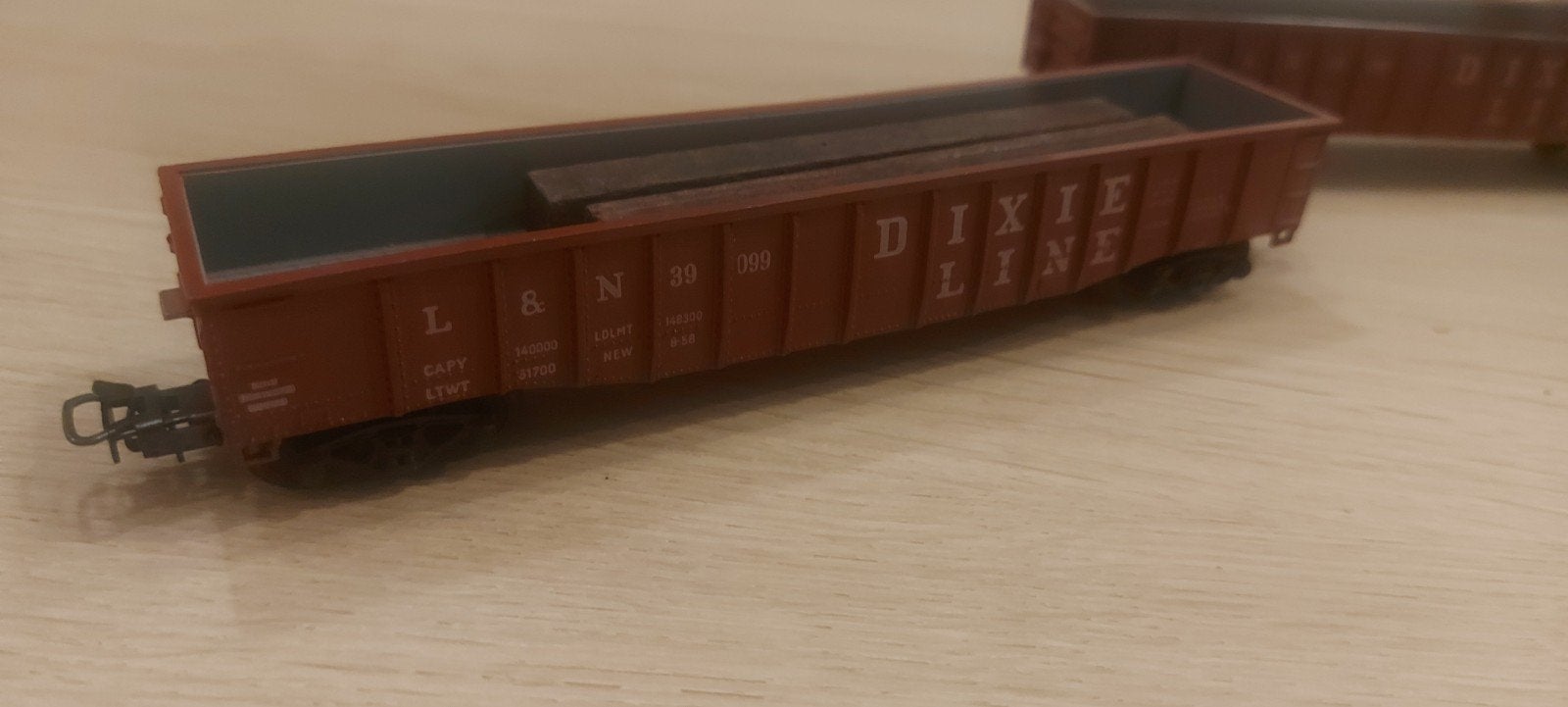 2 Märklin USA Dixie Line open goederenwagens artnr 4575, Arnold, Gelijkstroom, Wagon, Ophalen of Verzenden