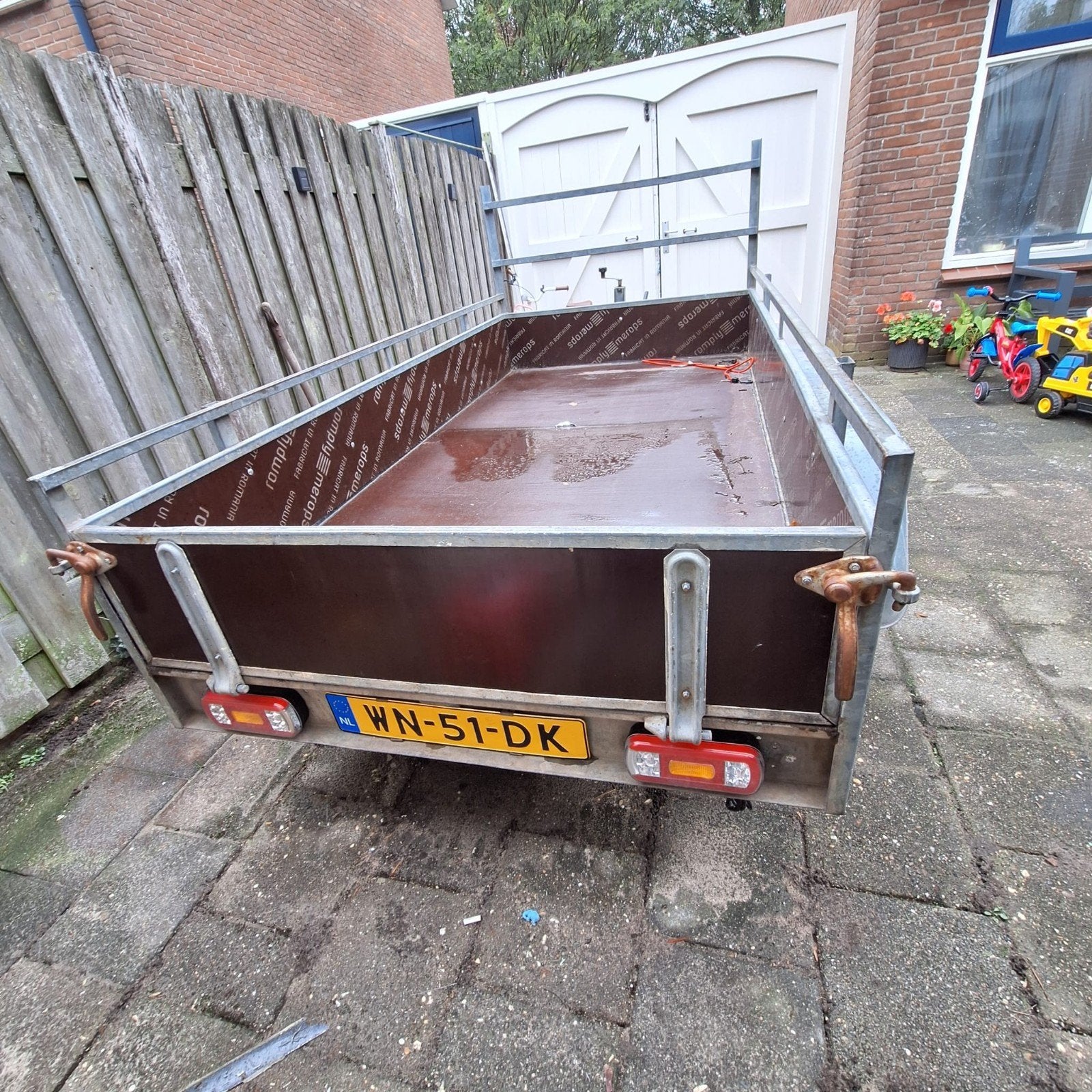 Robuuste aanhanger 360 kg ( Maxim 2000kg) - Topkwaliteit voo, Ophalen of Verzenden, Gebruikt
