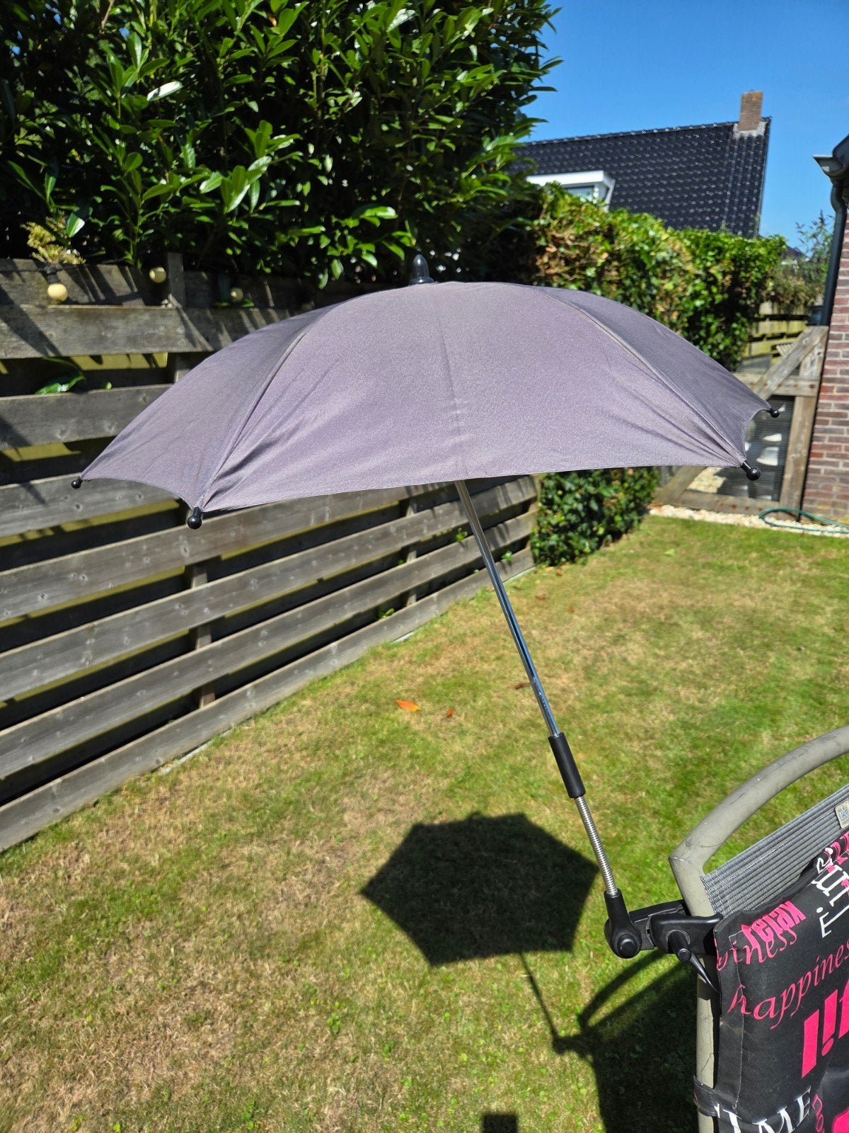 Universele parasol voor kinderwagen/buggy - Grijs, Kinderen en Baby's, Ophalen