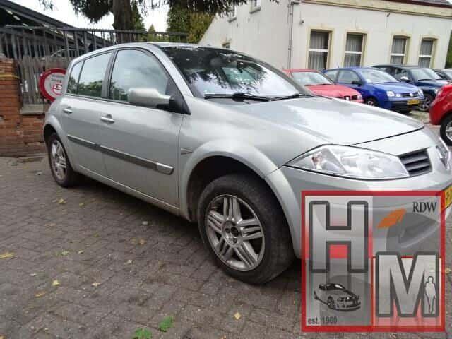 Renault megane 1.6 16 v bj 2004 k4m 5 deurs voor demontage, Gebruikt, -, -, Ophalen of Verzenden