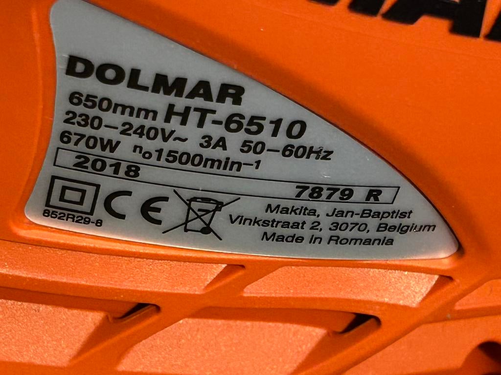 Dolmar HT-6510 professionele heggenschaar nieuw in doos, Tuin en Terras, Ophalen, Nieuw, Elektrisch