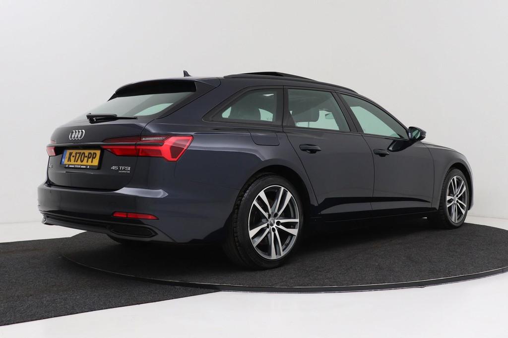 Audi A6 Avant 45 TFSI quattro Sport Pro Line | Trekhaak | Pa, Automaat, Gebruikt, Blauw, Vierwielaandrijving