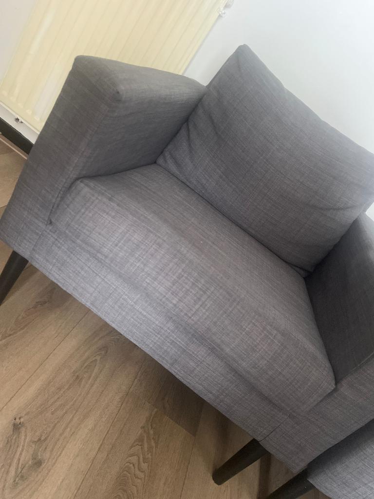 eenpersoon fauteuil bankje, Ophalen, Een persoons, 75 tot 100 cm, Zo goed als nieuw