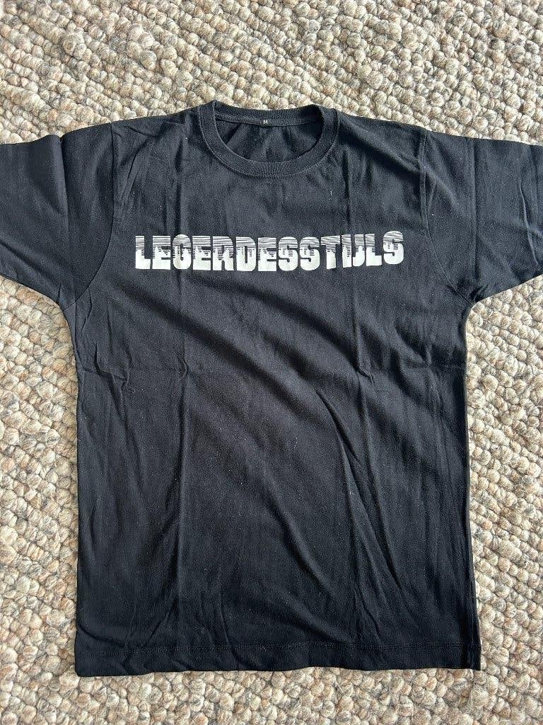 T-shirt LEGER DES STIJLS maat M kastopruiming, Ophalen of Verzenden, Zo goed als nieuw, Maat 48/50 (M), Zwart