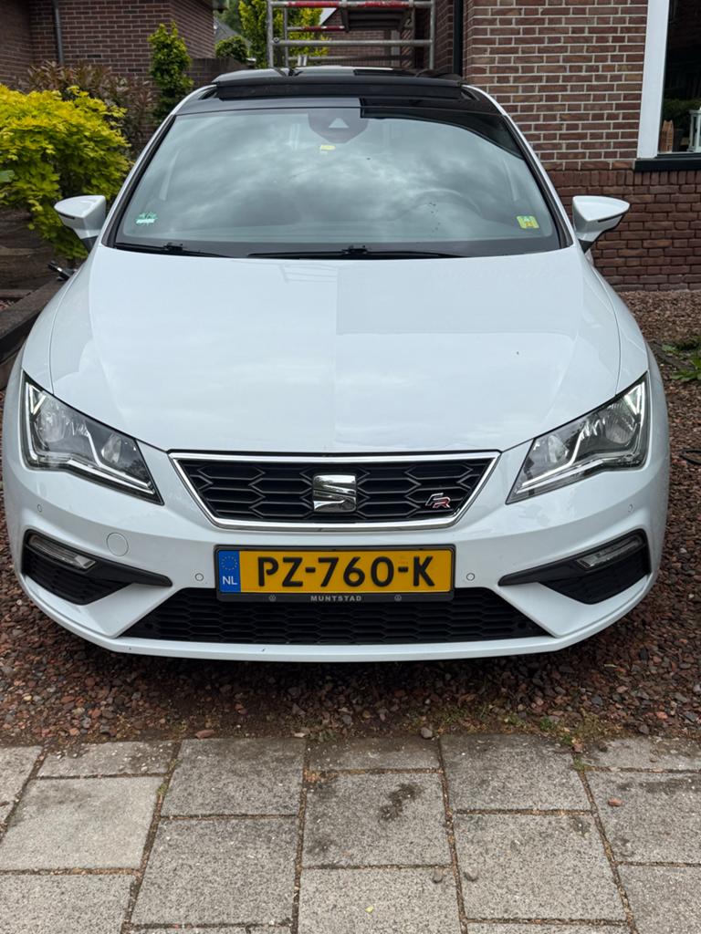 Seat Leon 1.8 TSI FR 180PK Dec 2017 Wit(1e eigenaar!), Auto's, Seat, Particulier, Leon, ABS, Adaptieve lichten, Adaptive Cruise Control
