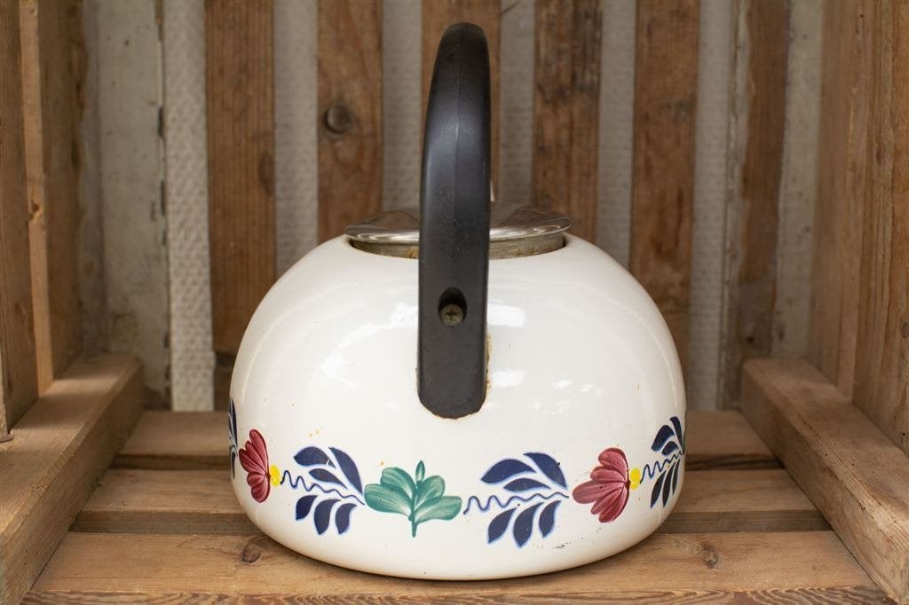 Boch Boerenbont fluitketel 39261, Ophalen of Verzenden, Gebruikt, Aardewerk, Bord(en)