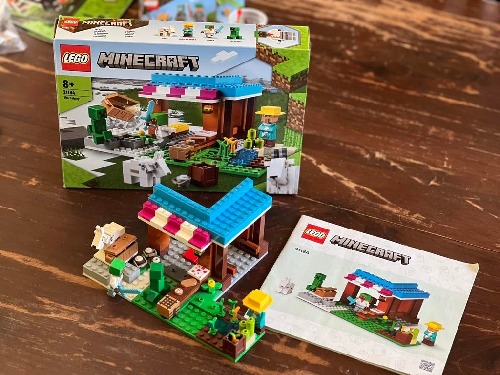 Minecraft lego 21184 The bakery, Gebruikt, Minecraft, Lego, Ophalen of Verzenden