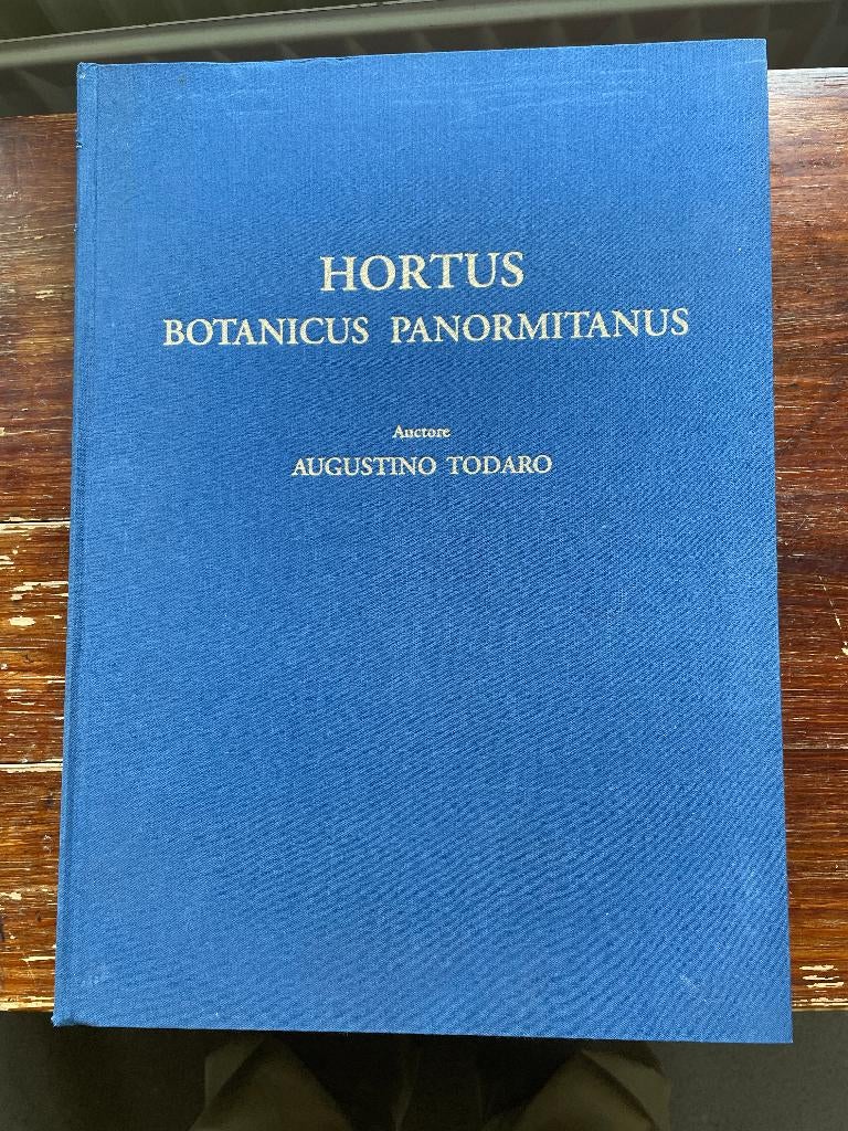 Agostino Todaro Hortus Botanicus Panormitanus 1993 facsmile, Boeken, Bloemen, Planten en Bomen, Agostino Todaro, Ophalen of Verzenden