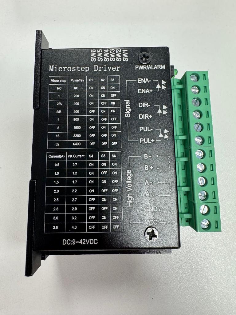 Microstep Driver DC: 9-42VDC, Hobby en Vrije tijd, Elektronica-componenten, Zo goed als nieuw, Ophalen of Verzenden