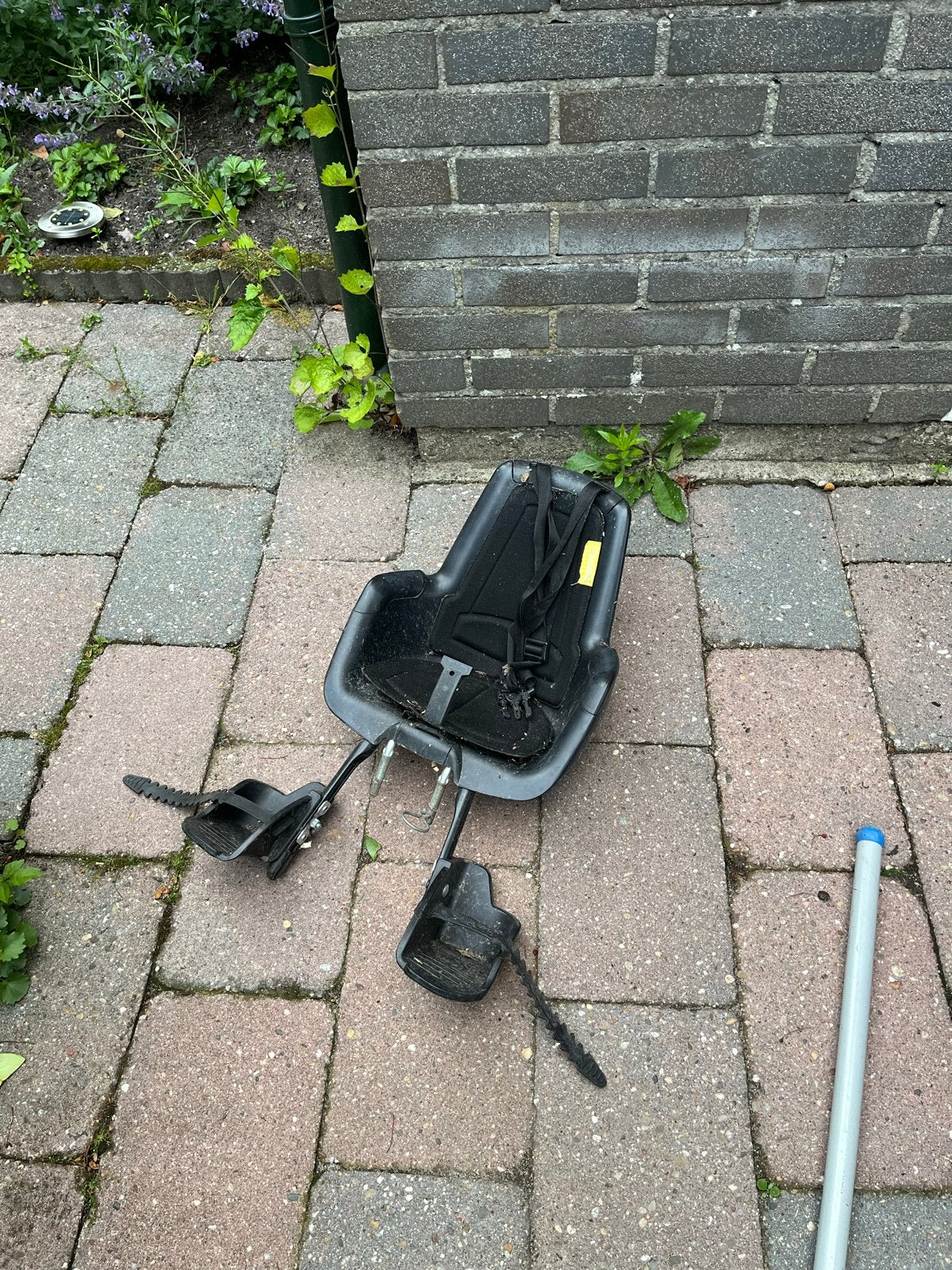Bobike fietszitje met windscherm, Fietsen en Brommers, Fietsaccessoires | Fietsstoeltjes, Ophalen, Voorzitje, 0 t/m 13 kg, Gebruikt