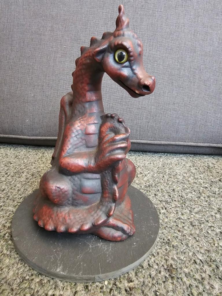 Donkere Falk rook Draak Beeldje, Ophalen of Verzenden, Zo goed als nieuw