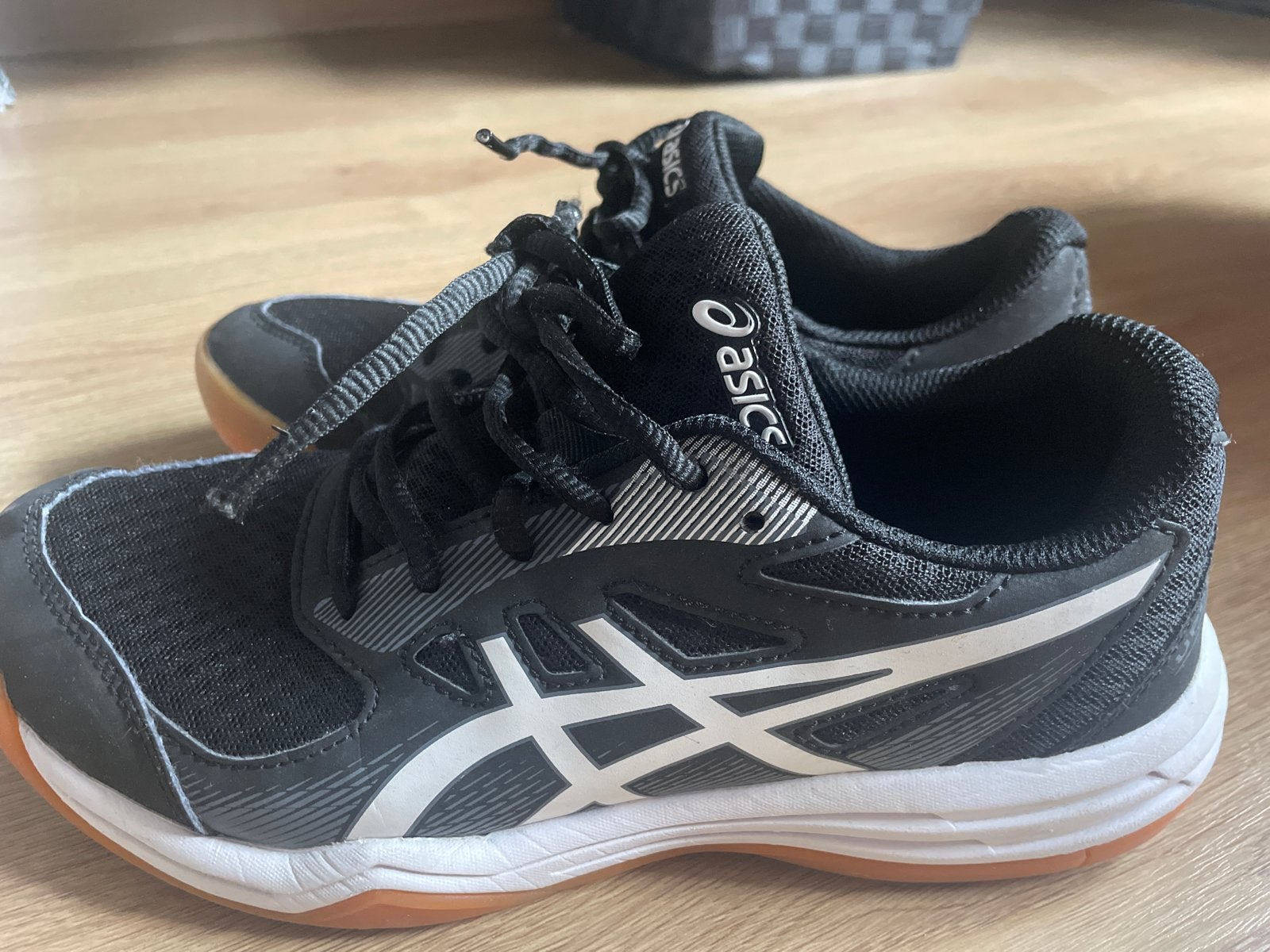 Asics uniseks sportschoen maat 39.5, Ophalen, Gedragen, Zwart, Sportschoenen