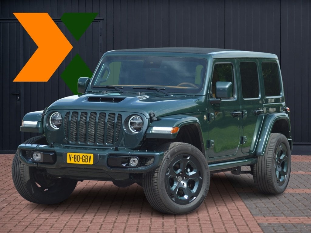 Jeep Wrangler RUBICON 392 UXUS 6.4 V8 470pk Aut SG | Drivabi, Auto's, Gebruikt, Leder, Geïmporteerd, 750 kg