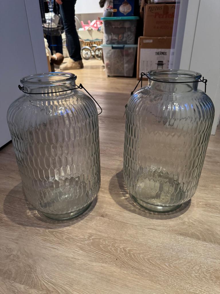 Sier vazen, Gebruikt, Meerkleurig, Overige materialen, Overige stijlen