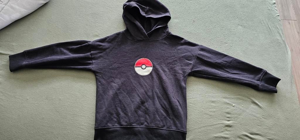 Pokemon Hoodie Zwart Maat 122/128, Ophalen, Gebruikt, Pokemon, Jongen of Meisje