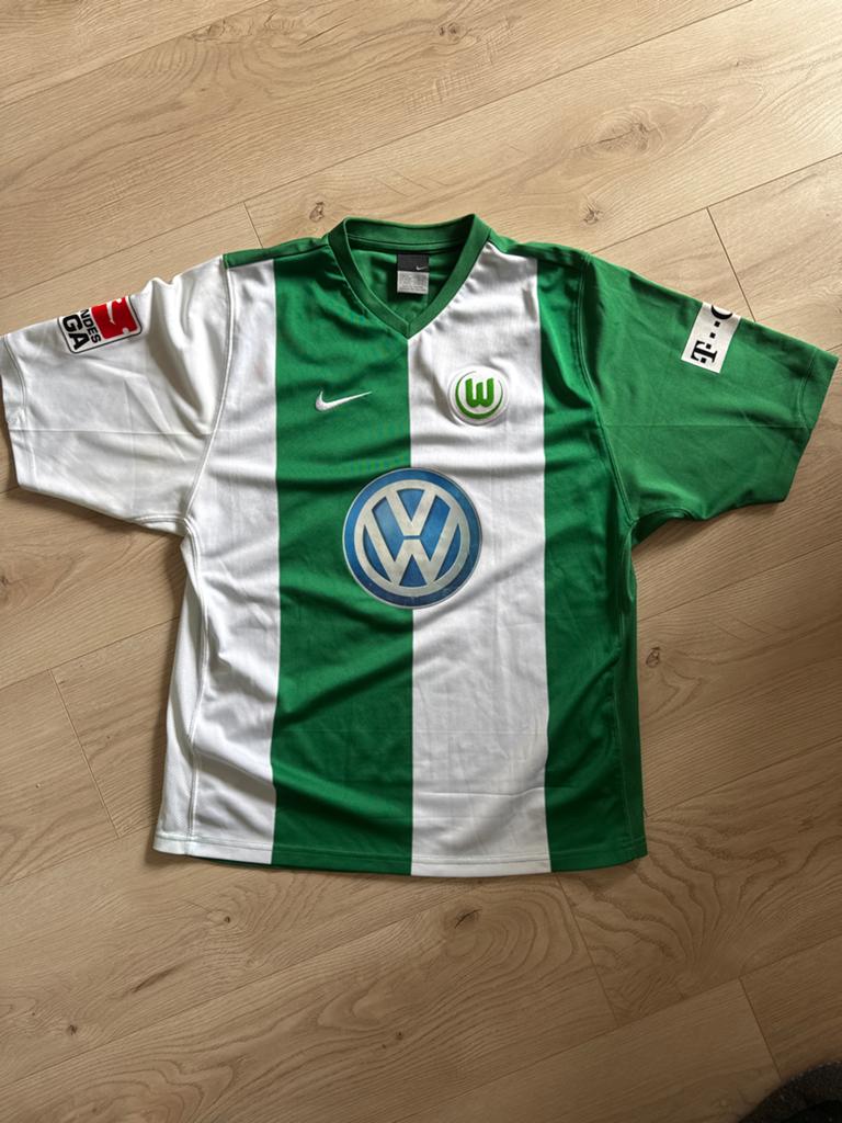VfL Wolfsburg thuisshirt 2006-2007 - Tommy van der Leegte, Maat M, Verzenden, Gebruikt, Shirt