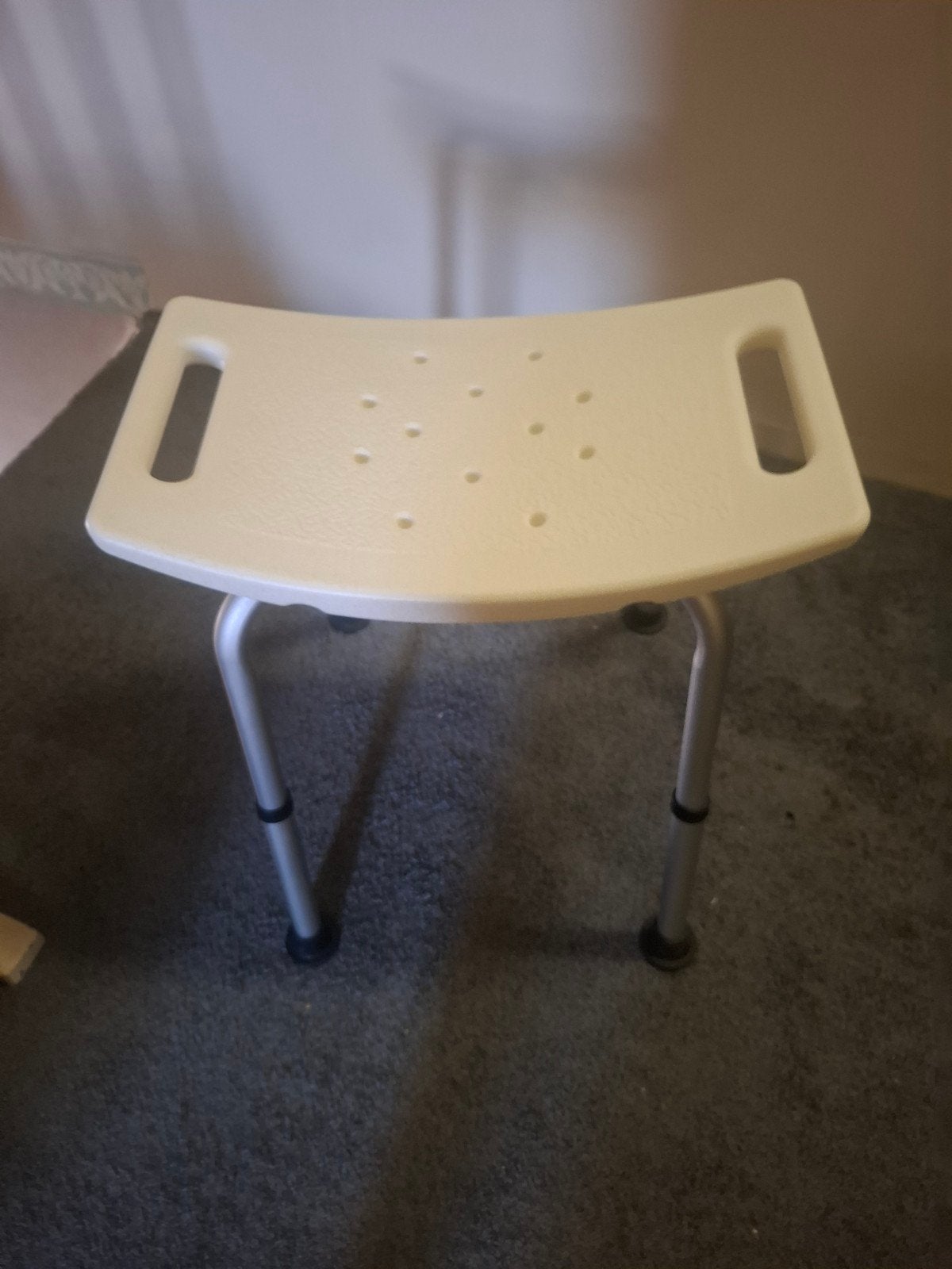Stevige Douchekruk - Comfortabel en Veilig Douchen, Ophalen, In hoogte verstelbaar, Gebruikt, Kunststof