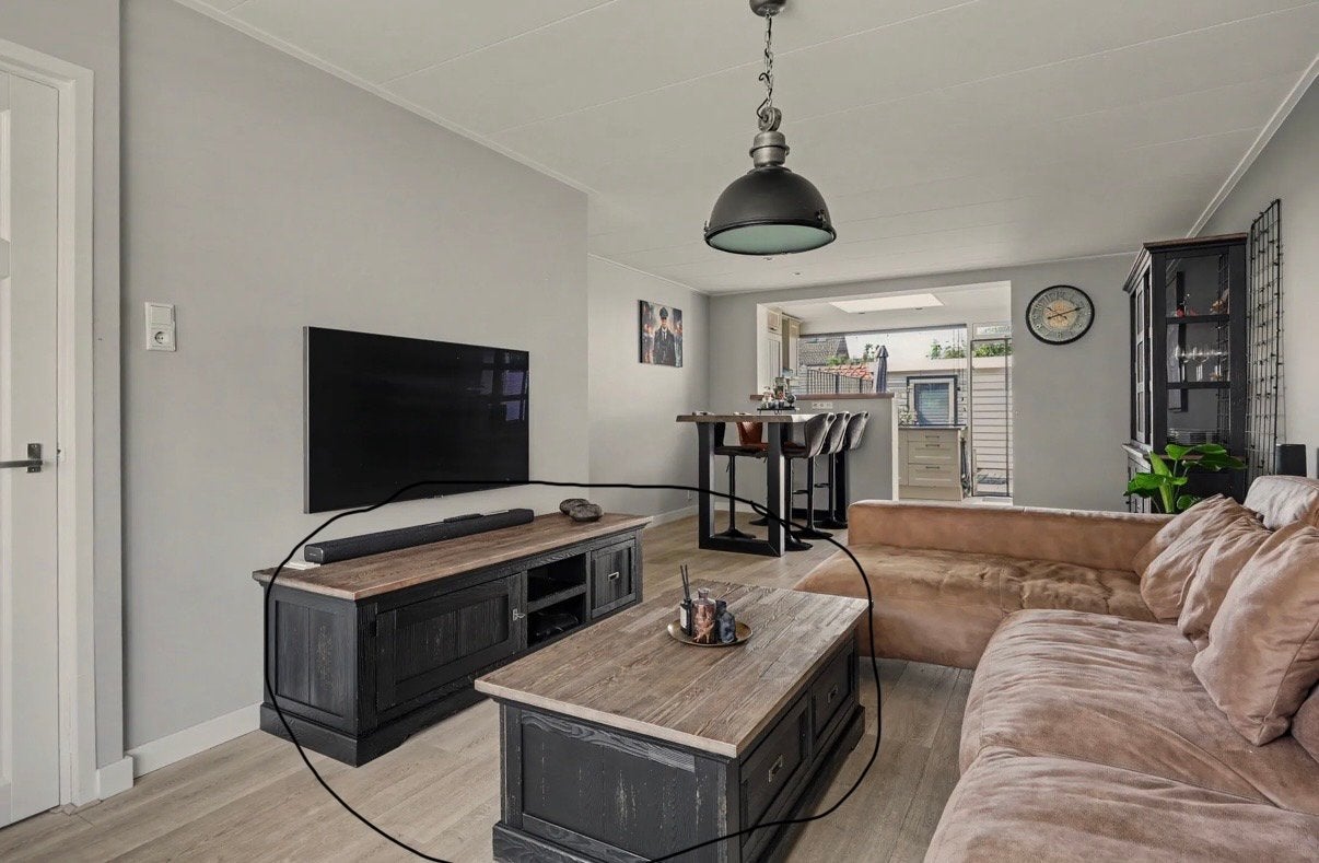 Complete Woonkamerset: Kast, Bank, Salontafel, TV-meubel, Ophalen, Gebruikt, 75 cm of meer, 200 cm of meer