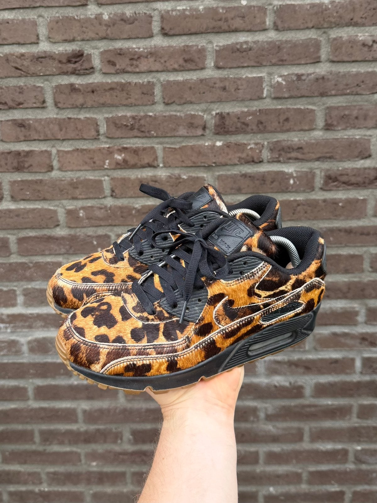 Nike Air Max 90 iD Leopard Ponyhair Safari Animal, Kleding | Heren, Schoenen, Overige kleuren, Ophalen of Verzenden, Sneakers of Gympen