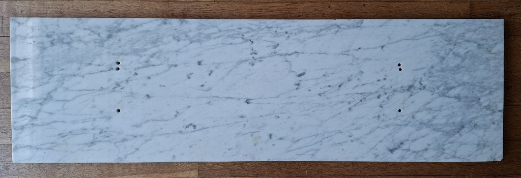 plank bianco carrara marmer, 69 x 40 x 1.7 cm, Ophalen, Gebruikt