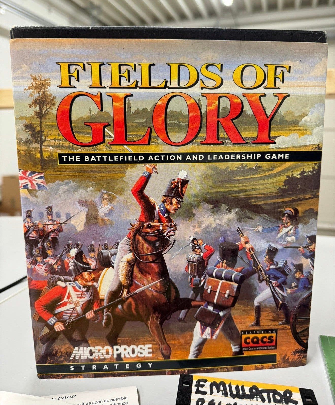 Fields of glory - Big Box IBM PC Amiga A 500 spel vintage, Computers en Software, Vintage Computers, Ophalen of Verzenden, L, L