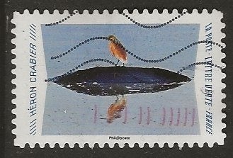 Frankrijk 134, reiger, Verzenden, Gestempeld