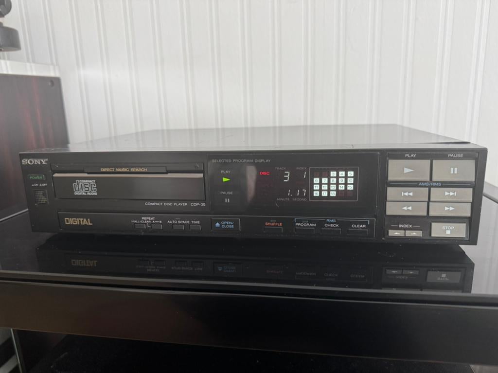 Sony CDP-35 CD Speler Vintage Made in Japan, Ophalen of Verzenden, Gebruikt, Sony