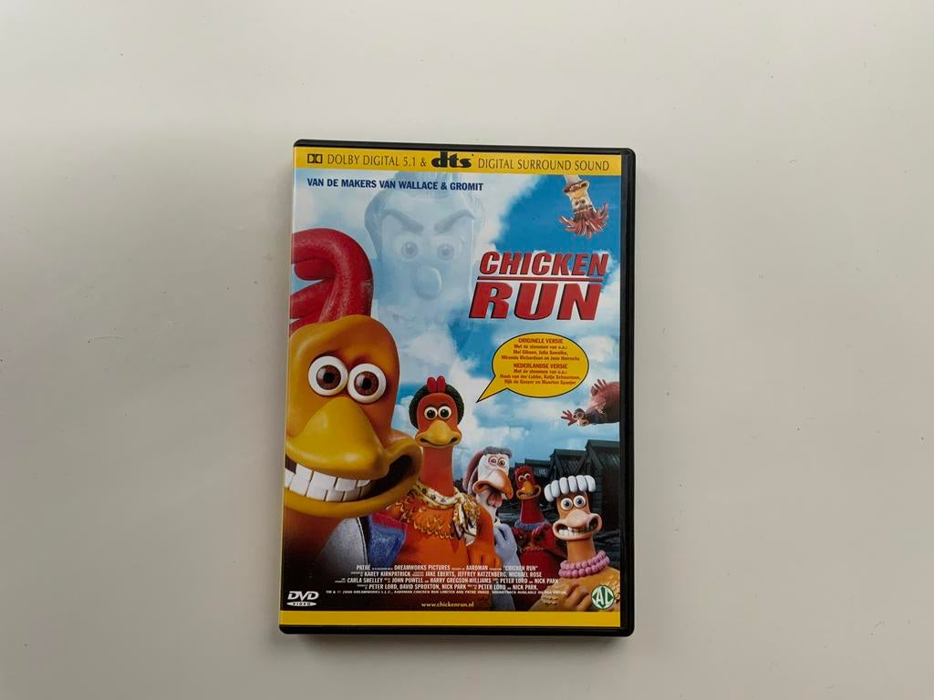 DVD Chicken Run - Animatie film van Wallace & Gromit makers, Alle leeftijden, Ophalen of Verzenden, Zo goed als nieuw, Komedie