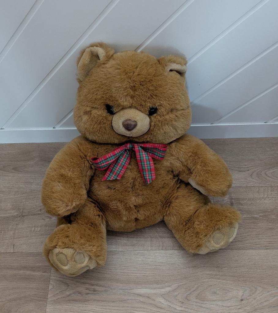 Zachte bruine beer 60 cm, Ophalen, Beer, Zo goed als nieuw, Middelgroot (20 tot 80 cm)