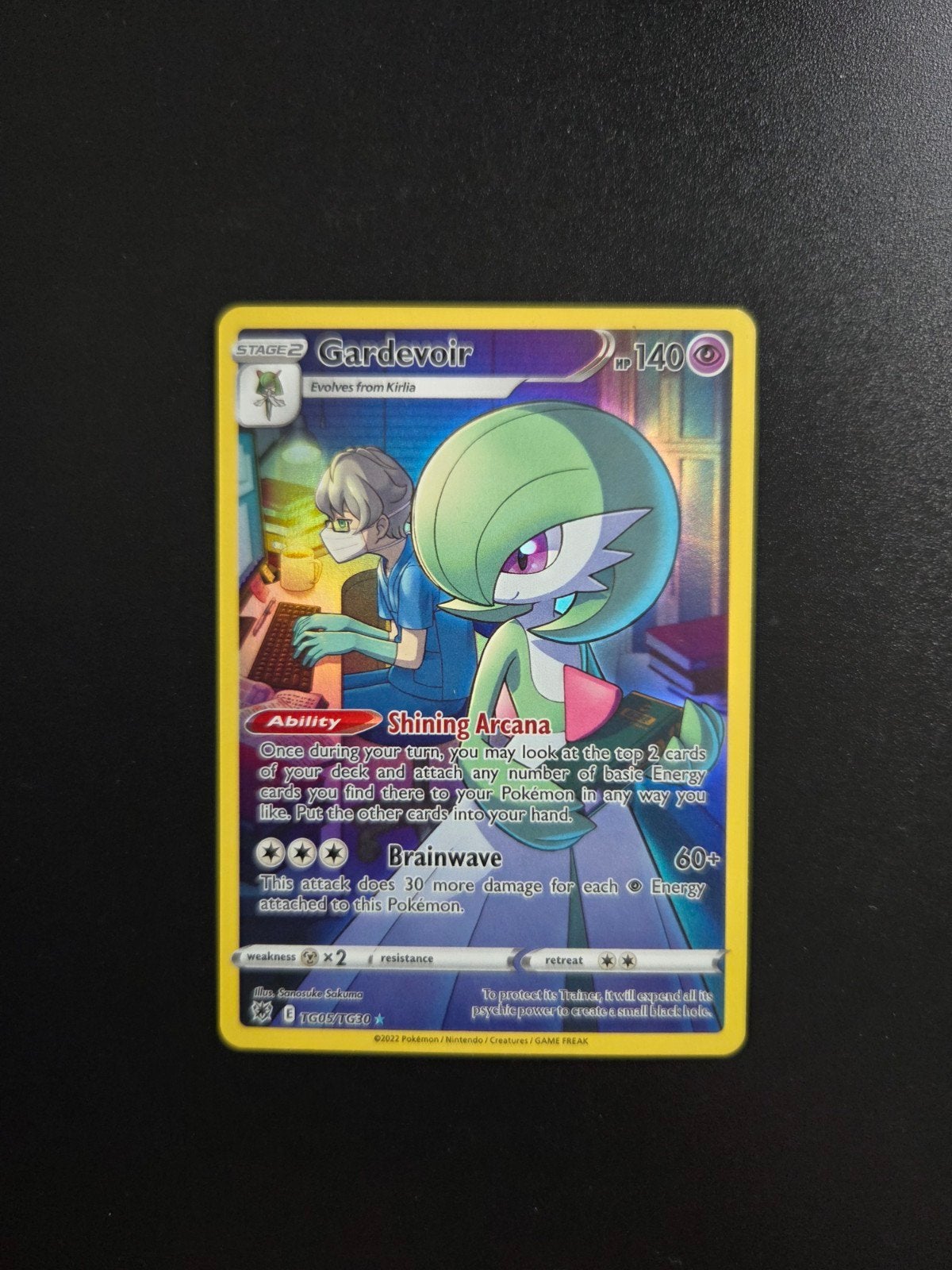 Gardevoir TG05/TG30 Pokemon Astral Radiance illustration rar, Ophalen of Verzenden, Zo goed als nieuw, Booster, Foil