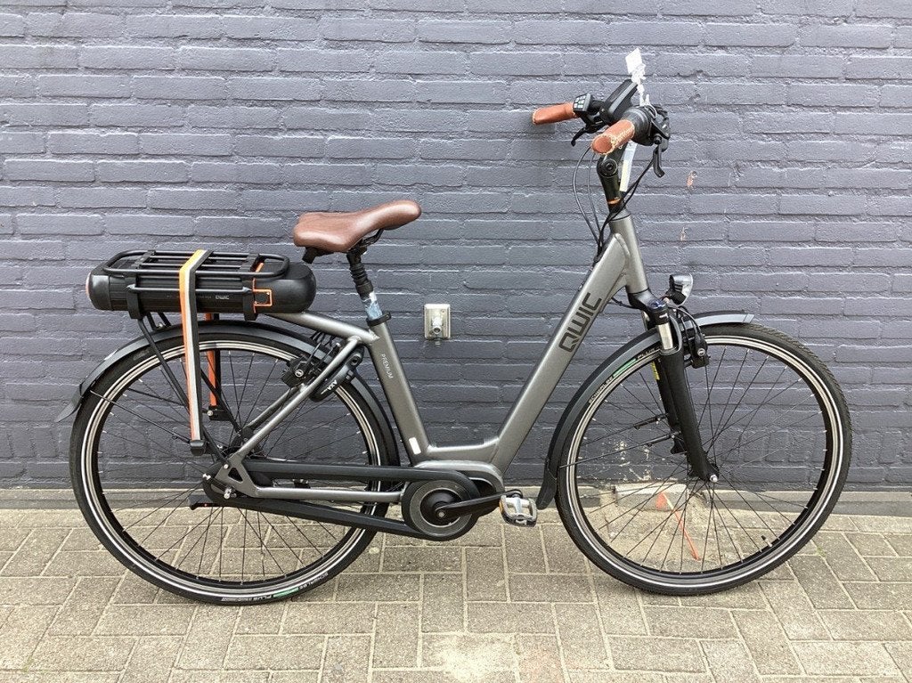 Qwic Premium I MN7 Dames Grijs 46cm S 2019, Fietsen en Brommers, Elektrische fietsen, Qwic, Gebruikt, -, - 0
-, NL
