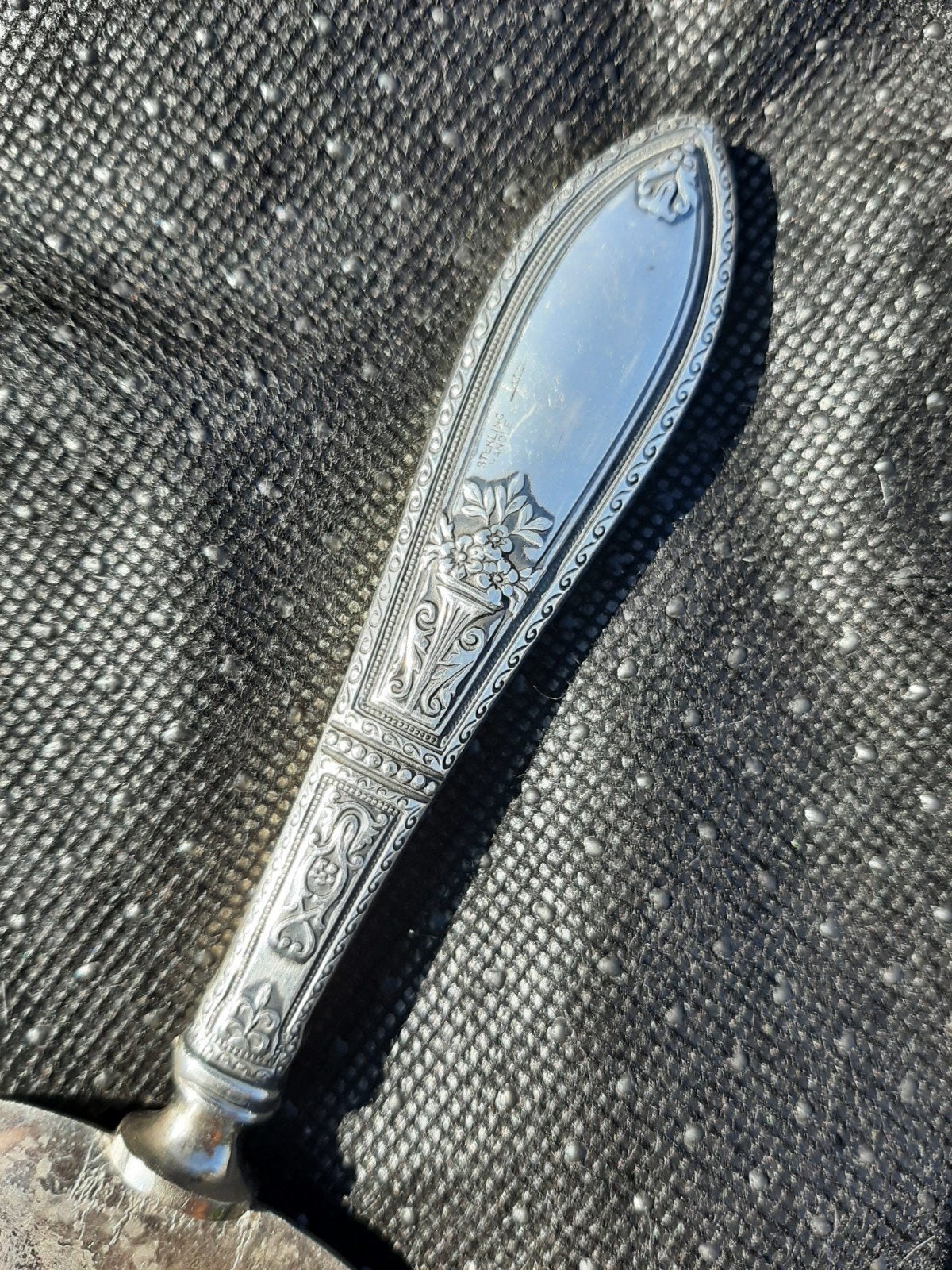 Antieke Taartschep met Sterling Handvat - Elegant Design, Ophalen of Verzenden