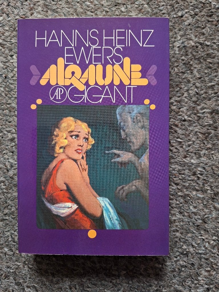 Alraune/ Hanns Heinz Ewers/ horror SF, Verzenden, Gelezen, Hanns Heinz Ewers