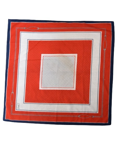 Vintage Designer foulard, shawl, P. Florence, rood, Vintage P. Florence, Maat 46/48 (XL) of groter, Ophalen of Verzenden, Zo goed als nieuw