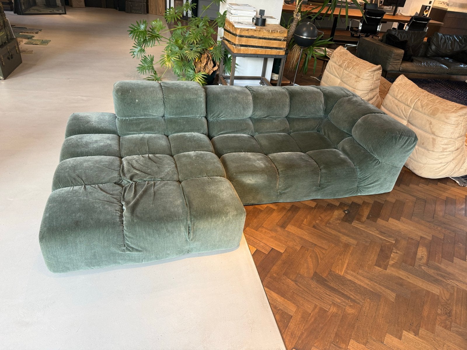 B&B Italia Tufty Time Sofa - Compleet en goed onderhouden, Gebruikt, 100 tot 125 cm, Hoekbank, 300 cm of meer