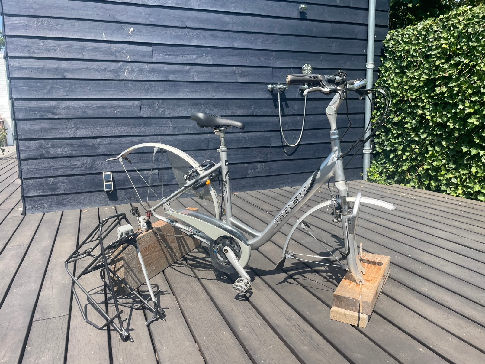 Trek fietsframe inclusief shimano derailleur, Ophalen, Gebruikt