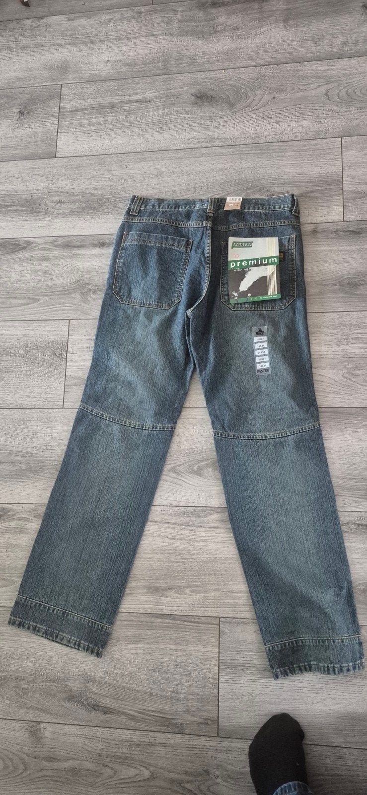 Nieuwe Faster Originals Premium Jeans W36 L34, W36 - W38 (confectie 52/54), Blauw, Nieuw, Ophalen of Verzenden