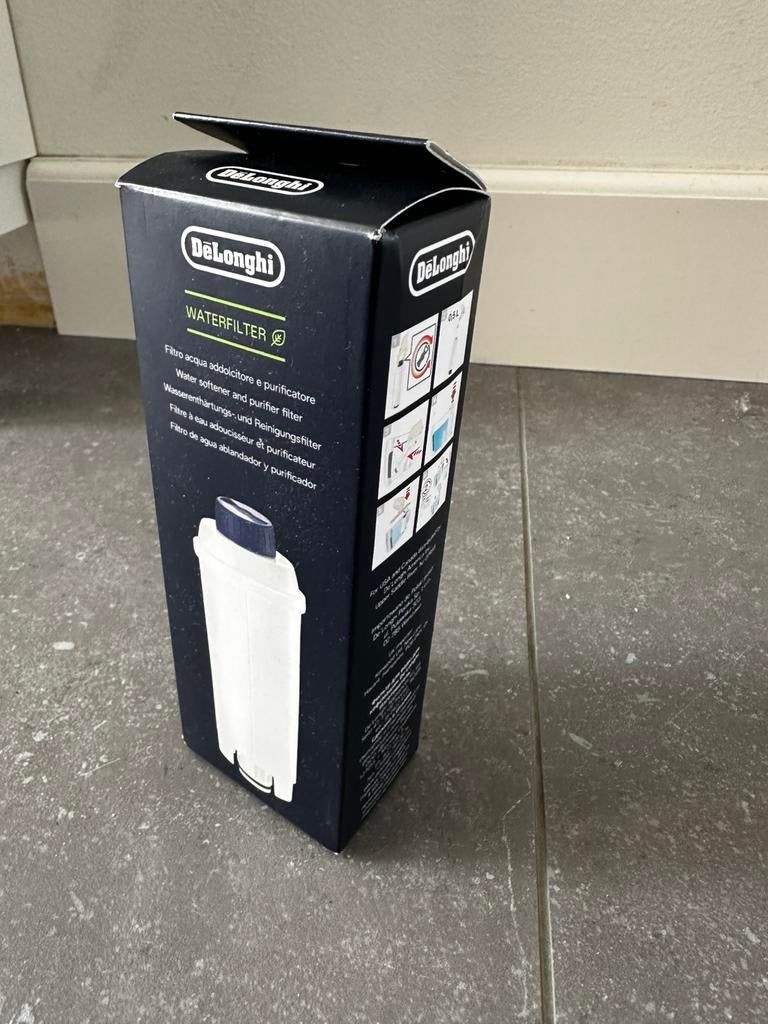 De longhi waterfilter nieuw in ongeopendeverpakking, Ophalen, Zo goed als nieuw