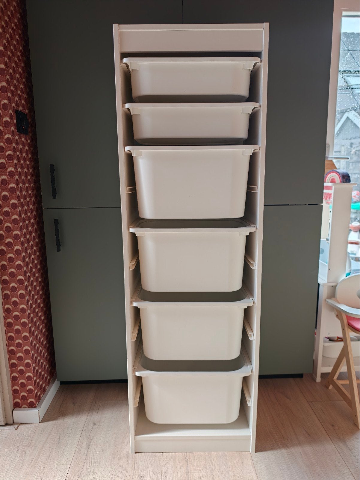 IKEA TROFAST Opbergrek met 6 bakken, Huis en Inrichting, Kasten | Overige, Ophalen, Zo goed als nieuw