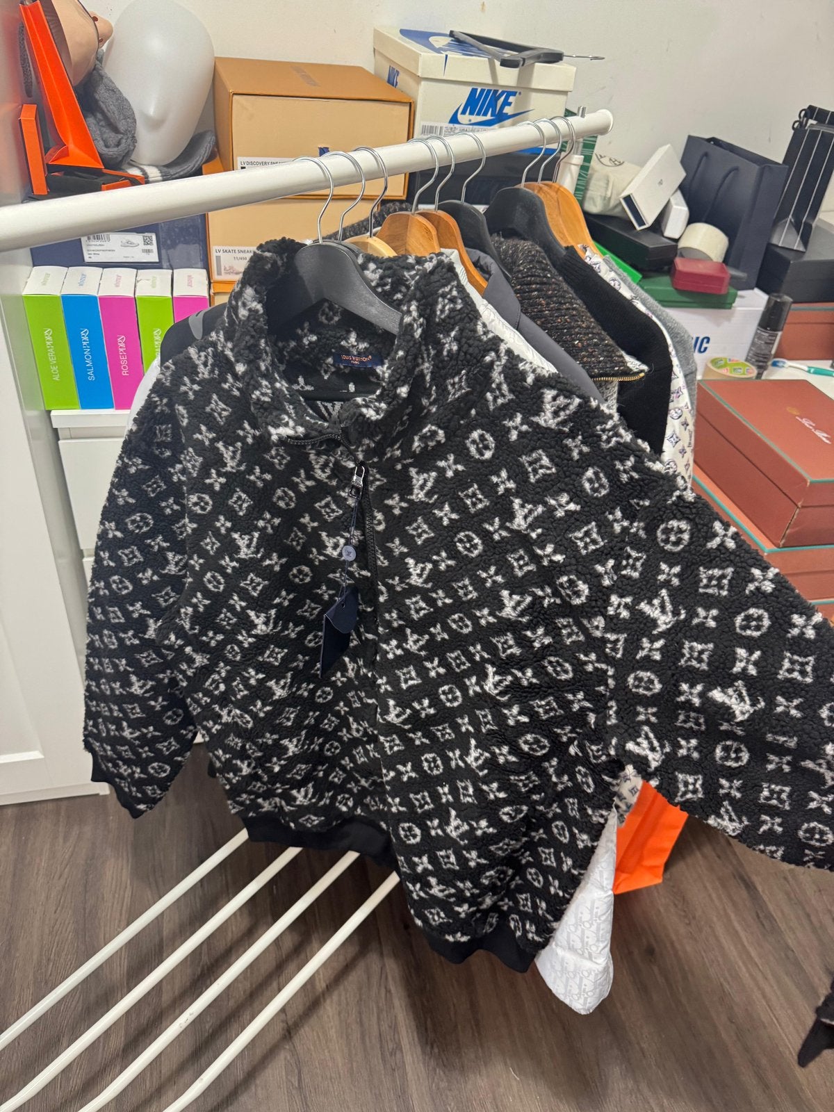 Louis Vuitton Monogram jacquardjack zwart, Ophalen of Verzenden, Nieuw, Zwart