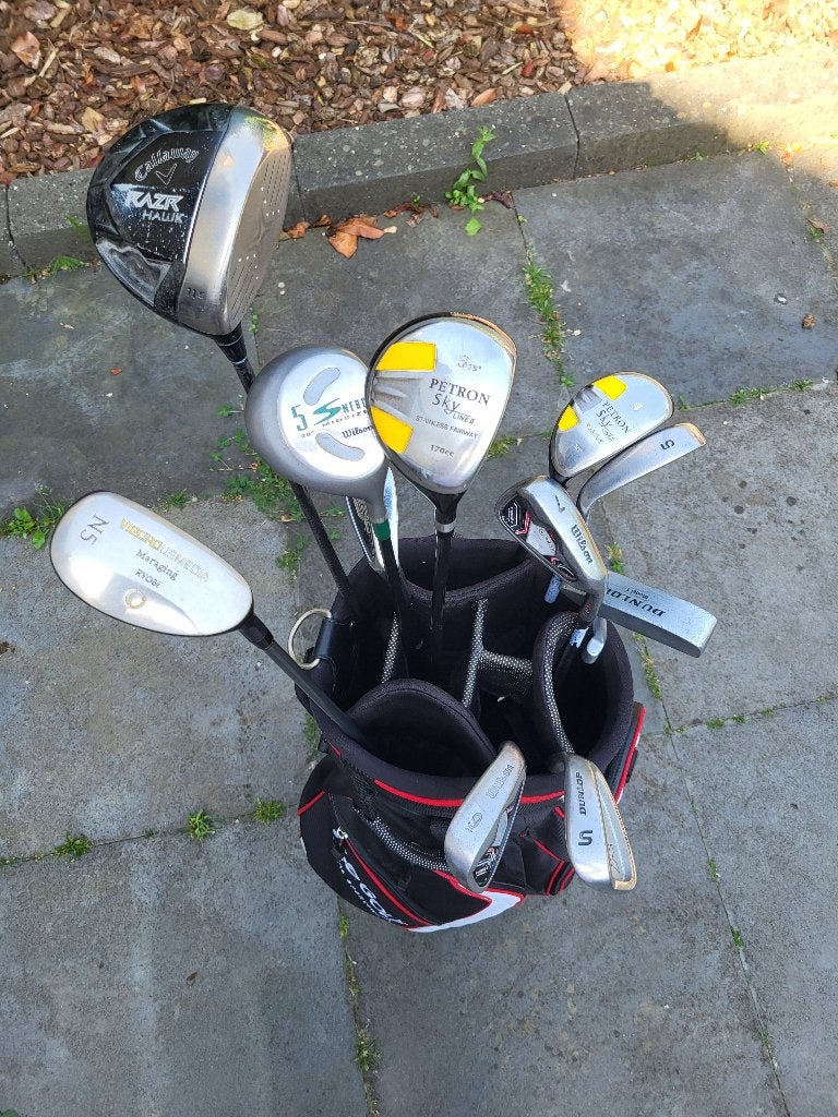 Complete rechtshandige golfset voor een beginnende golfer, Sport en Fitness, Golf, Ophalen, Gebruikt, Set, Overige merken