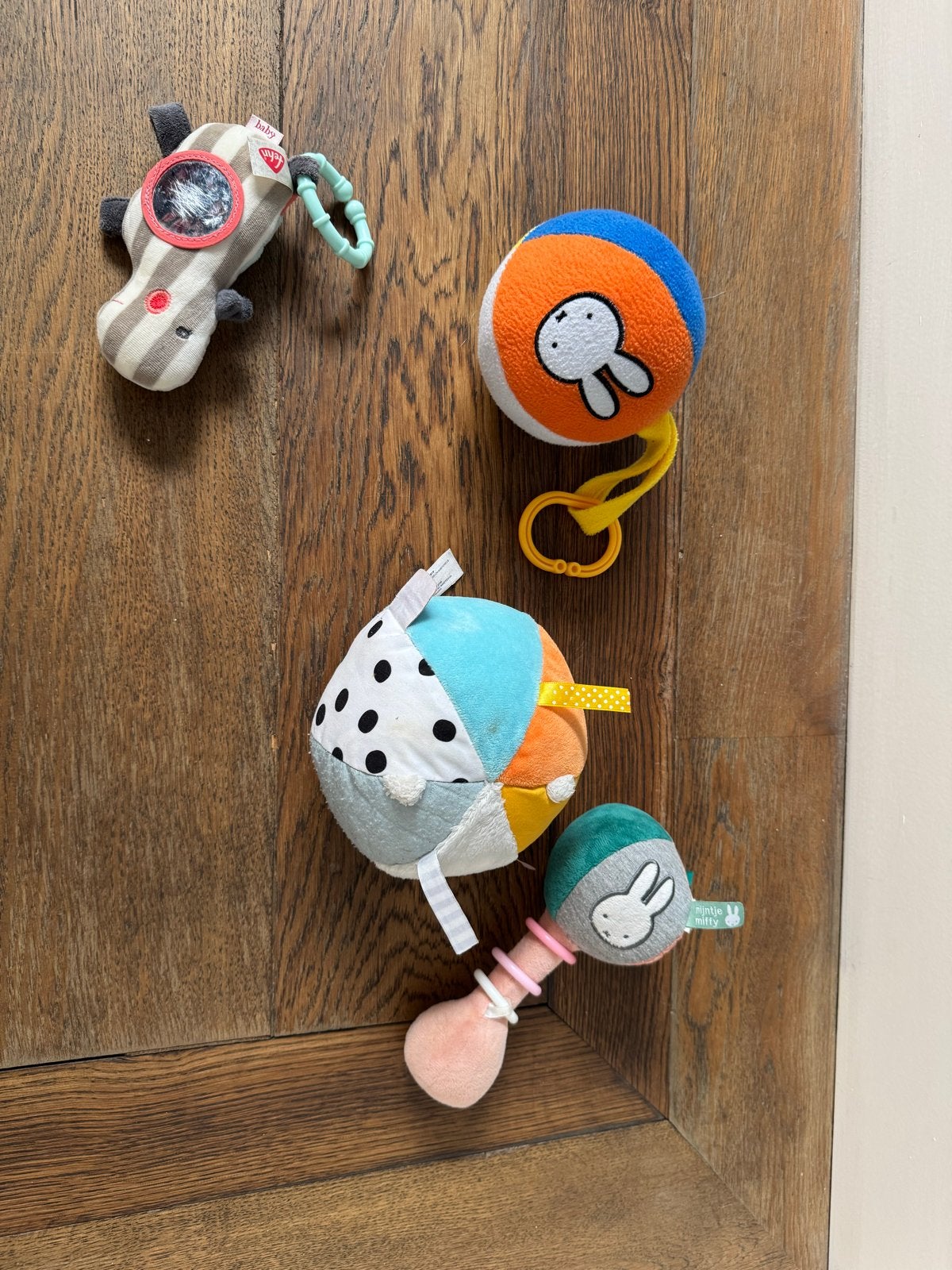 Baby rammelaars en speeltjes set, Ophalen of Verzenden, Gebruikt, Rammelaar