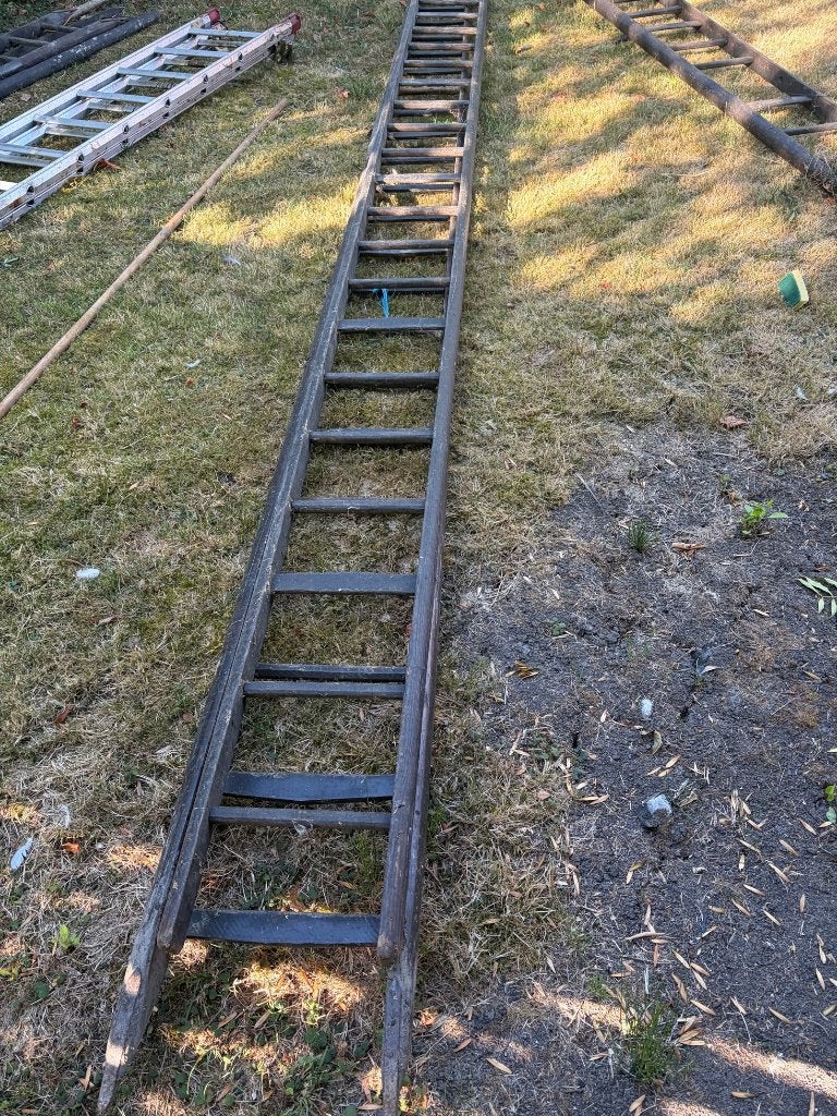 fruitladder schilder ladder, Ophalen, Gebruikt, 4 meter of meer
